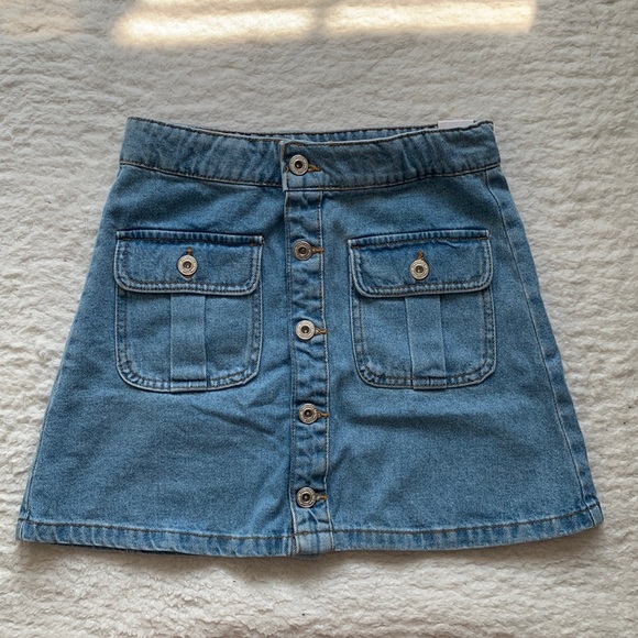 ZARA KIDS high waisted denim skirt - Picture 1 of 5